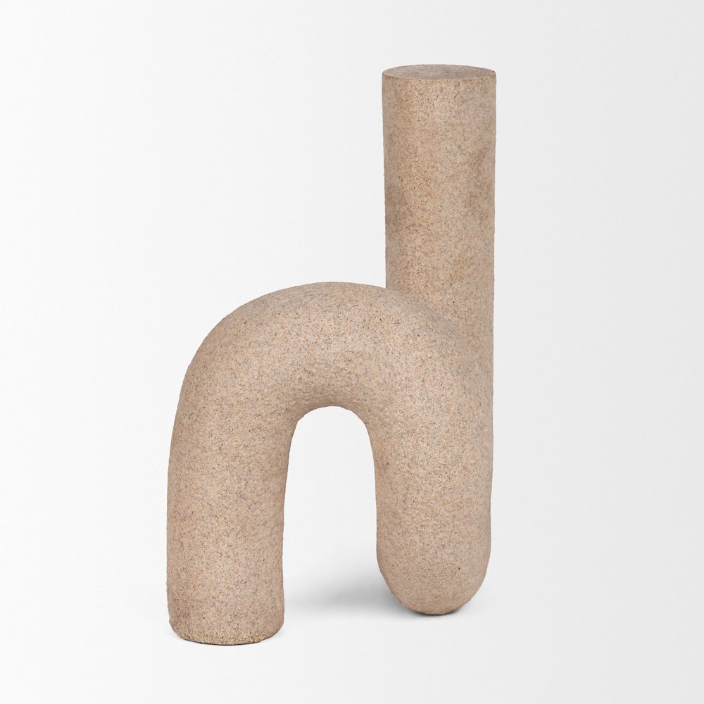 Kailyn Resin Textured Concrete Gray Decorative Object. Picture 3