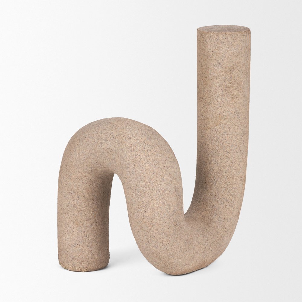 Kailyn Resin Textured Concrete Gray Decorative Object. Picture 4
