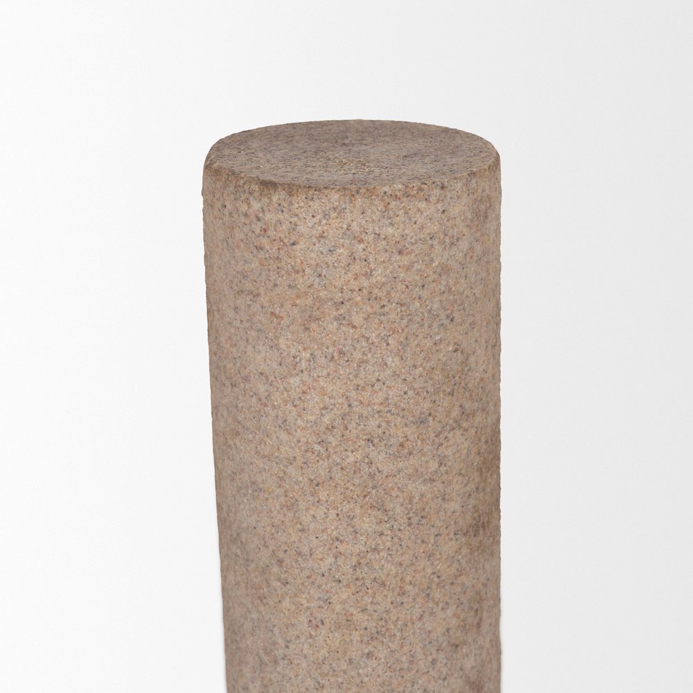 Kailyn Resin Textured Concrete Gray Decorative Object. Picture 5