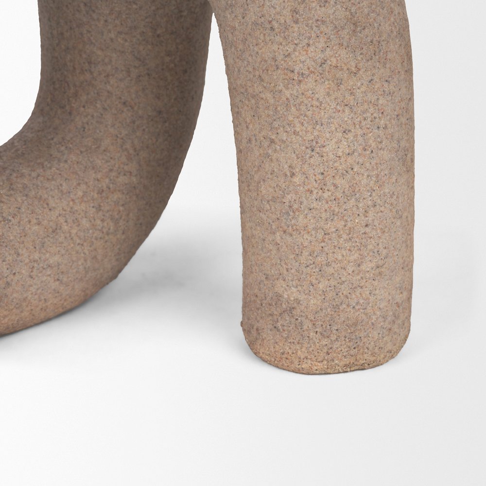 Kailyn Resin Textured Concrete Gray Decorative Object. Picture 7