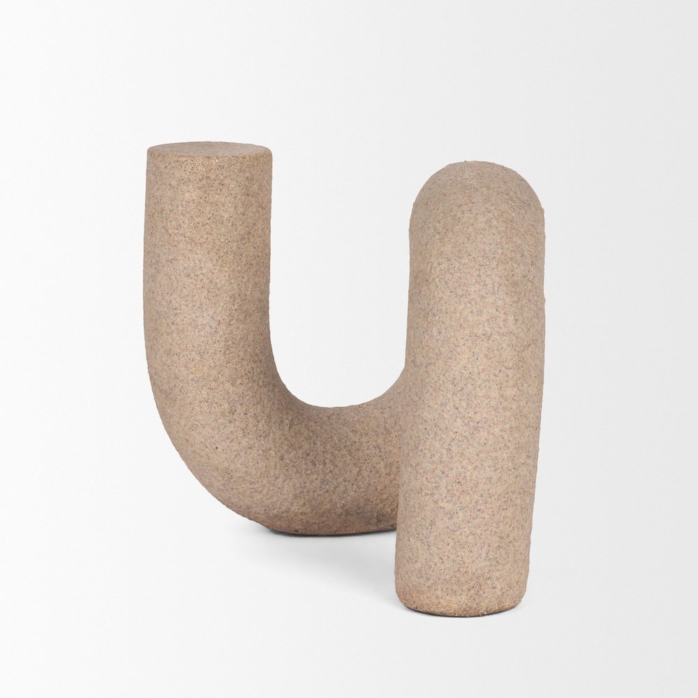 Kailas Resin Textured Sandstone Decorative Object. Picture 2