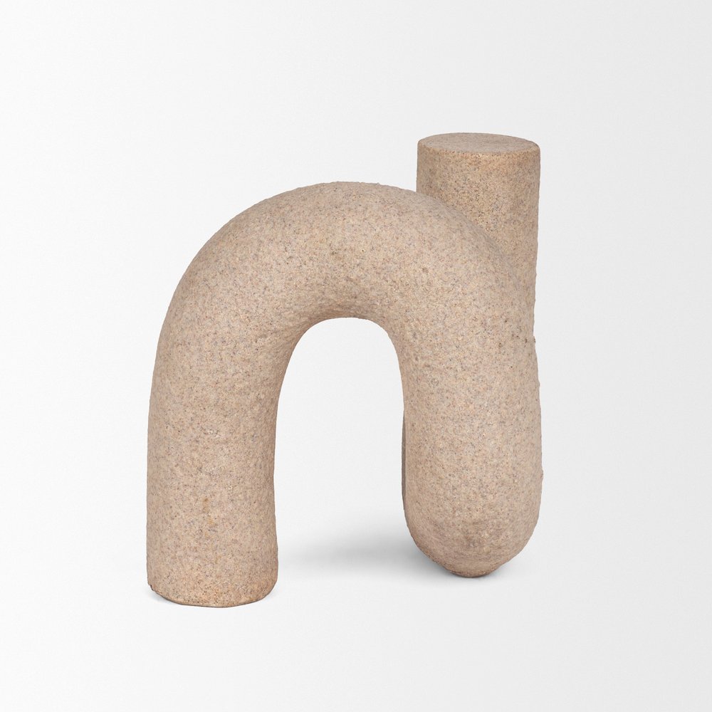 Kailas Resin Textured Sandstone Decorative Object. Picture 3