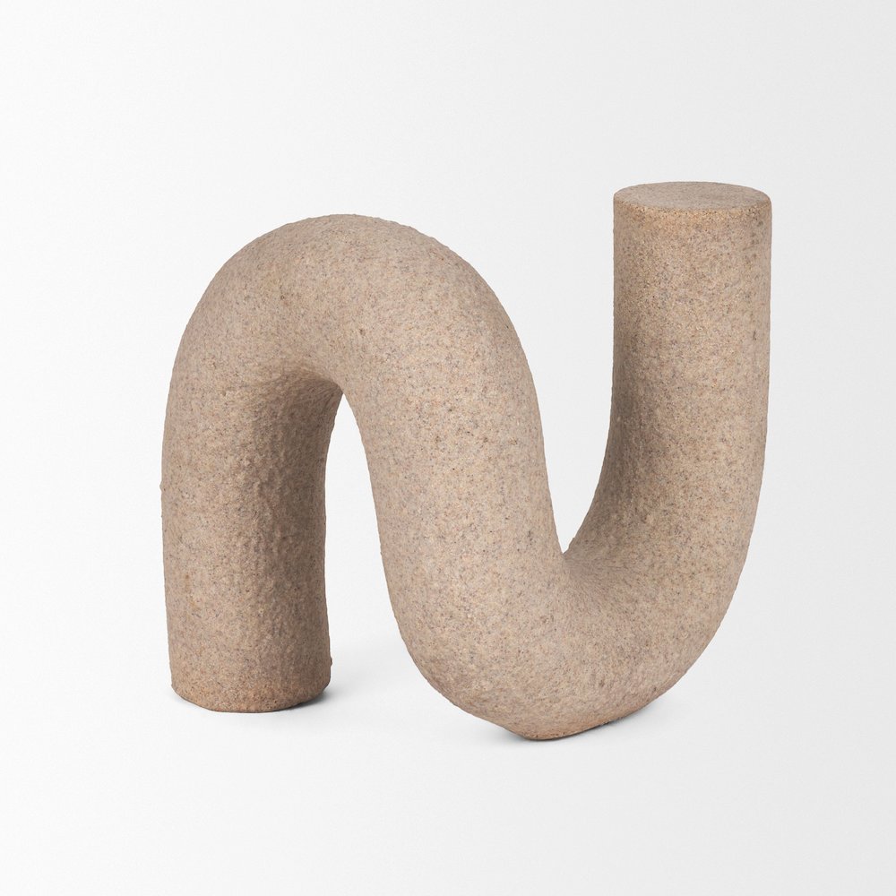 Kailas Resin Textured Sandstone Decorative Object. Picture 4