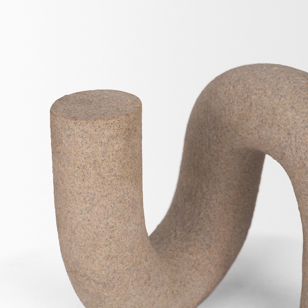 Kailas Resin Textured Sandstone Decorative Object. Picture 5