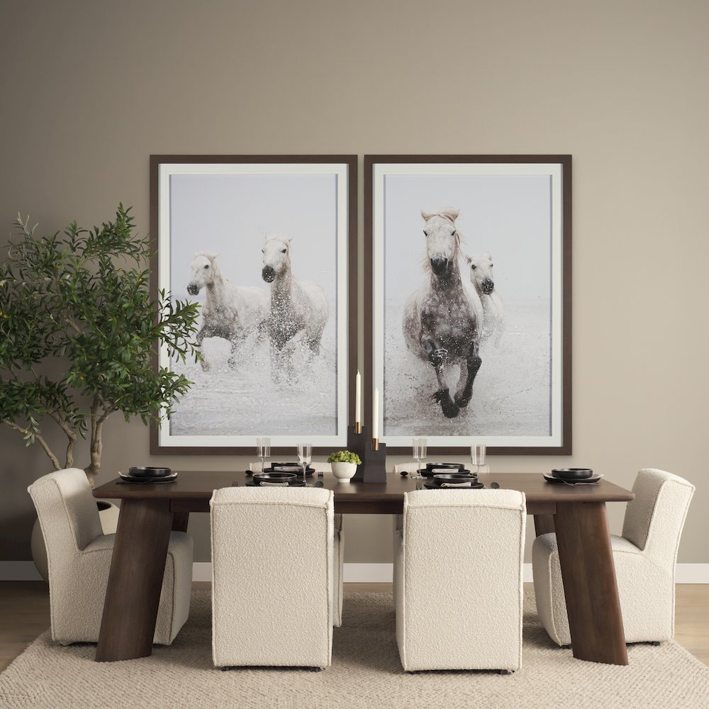 Jonan Solid Dark Brown Mango Wood Rectangular Dining Table. Picture 7