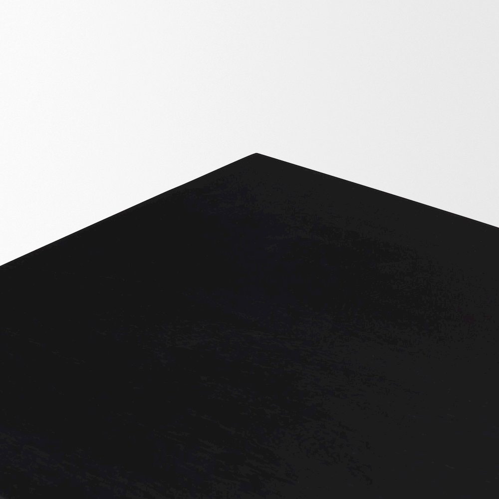 Grier Matte Black Stained WoodBlack Cane Accent Cabinet. Picture 6