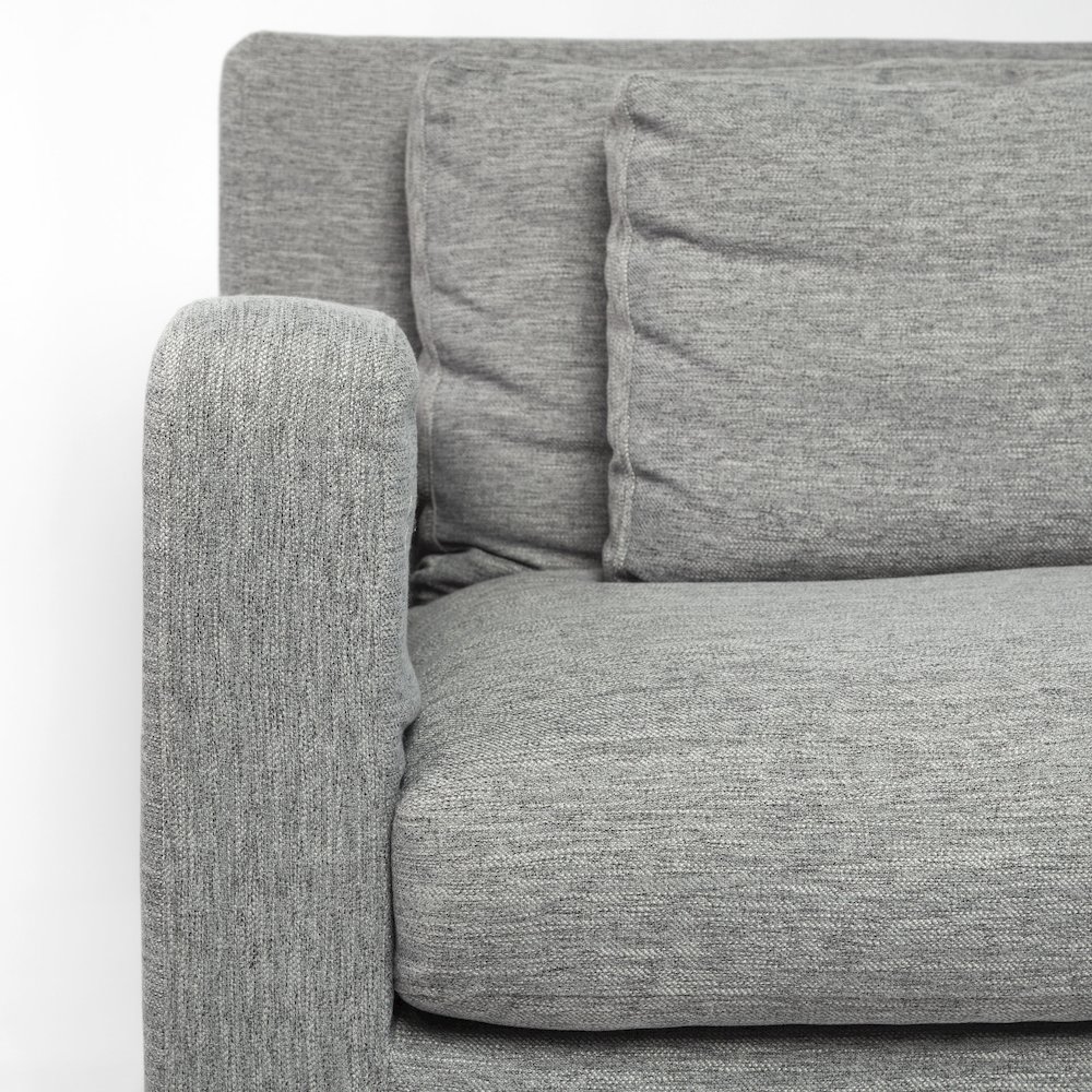 Denly I38 X 38.25 X 34.5 Castlerock Gray Slipcover Upholstered Arm Chair. Picture 7
