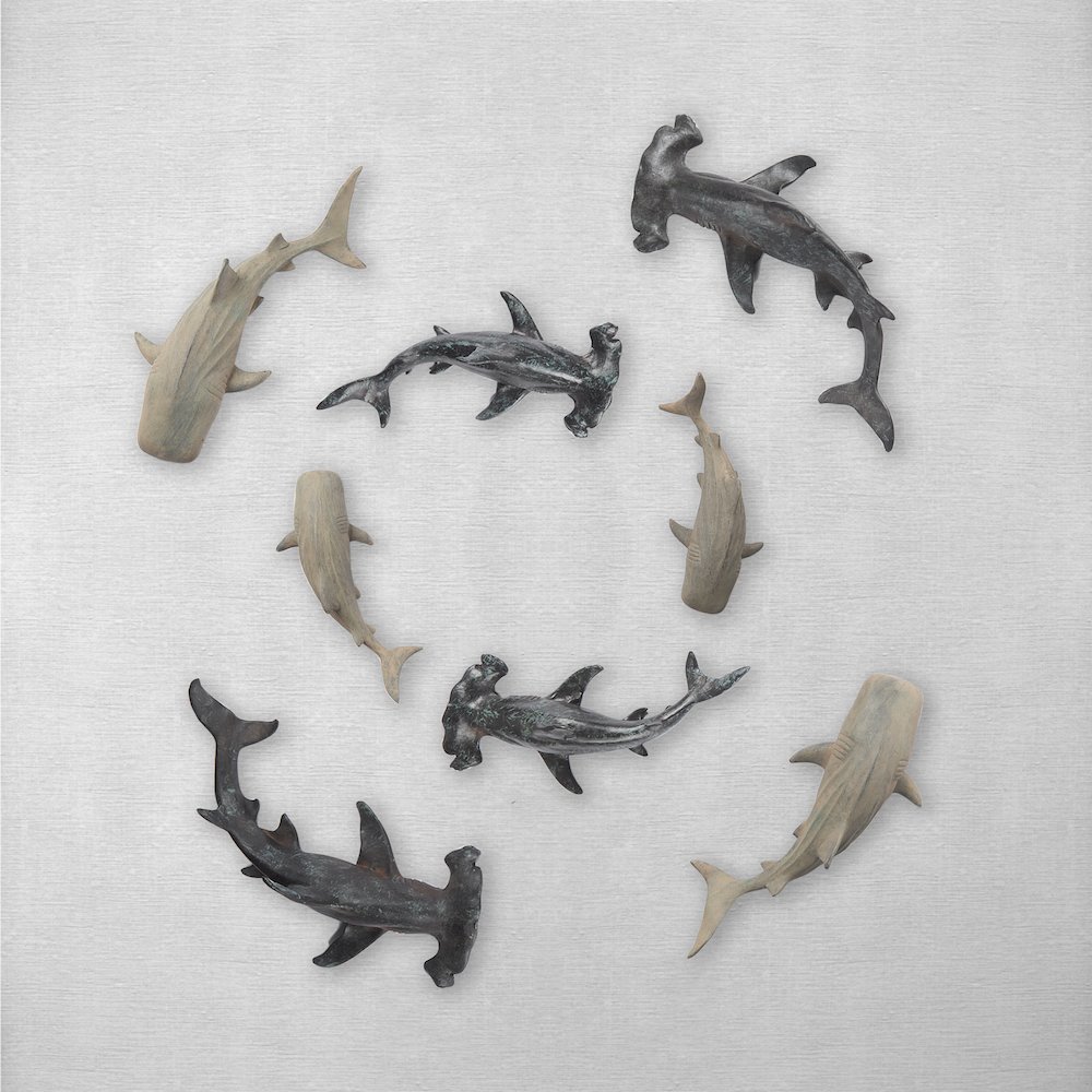 Willa Large Wall Mountable Whale Shark Sculpture. Picture 8