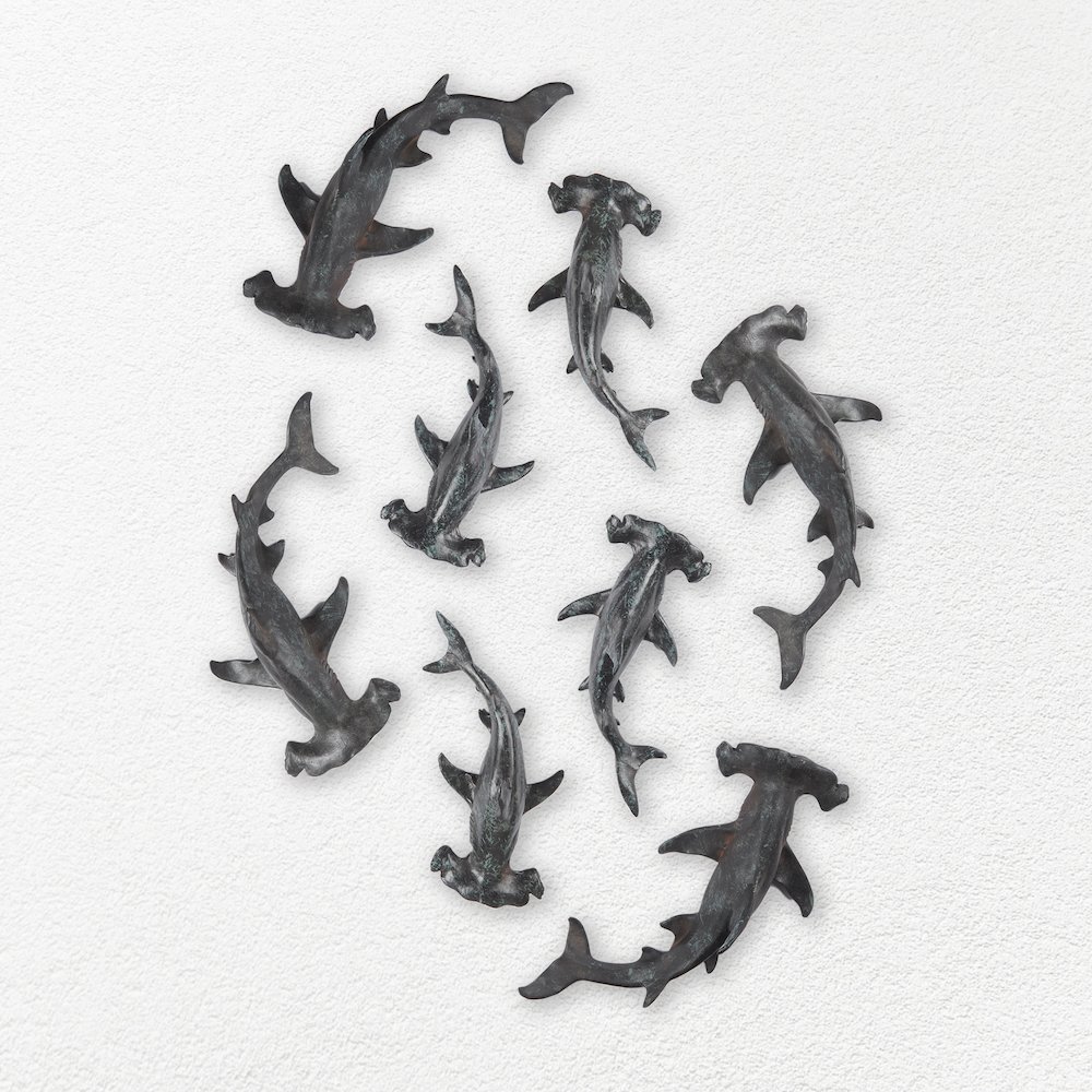 24H Large Hammer Head Shark Wall Decor. Picture 2