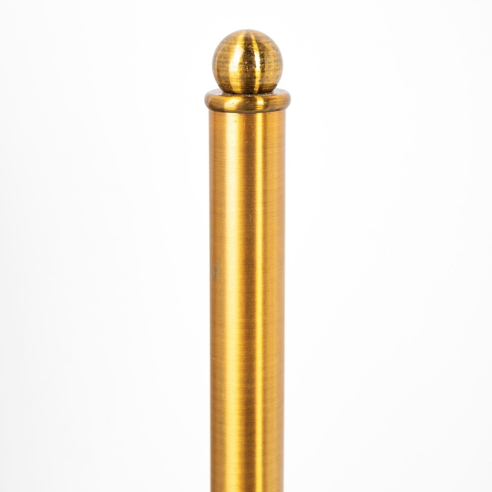 Fragon (26"H) Gold-Tone Metal Adjustable Cone Shade Table Lamp. Picture 12
