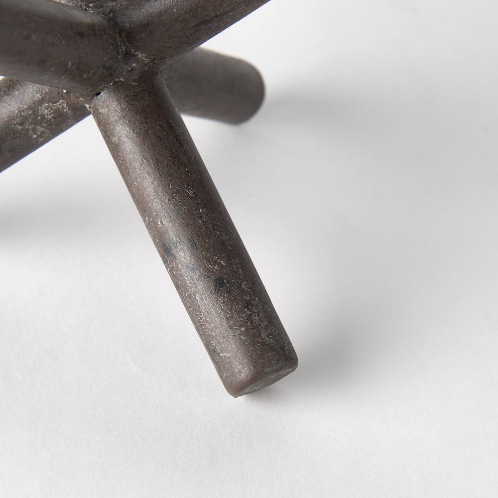 Astericks I(Small) 6L x 6W Brown Metal Decor Object. Picture 8