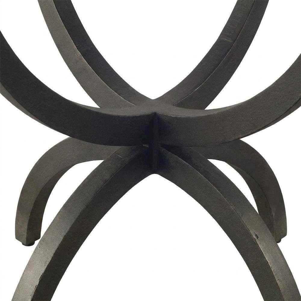 White Marble Top Dining Table with Black Metal Base, Modern Style. Picture 6