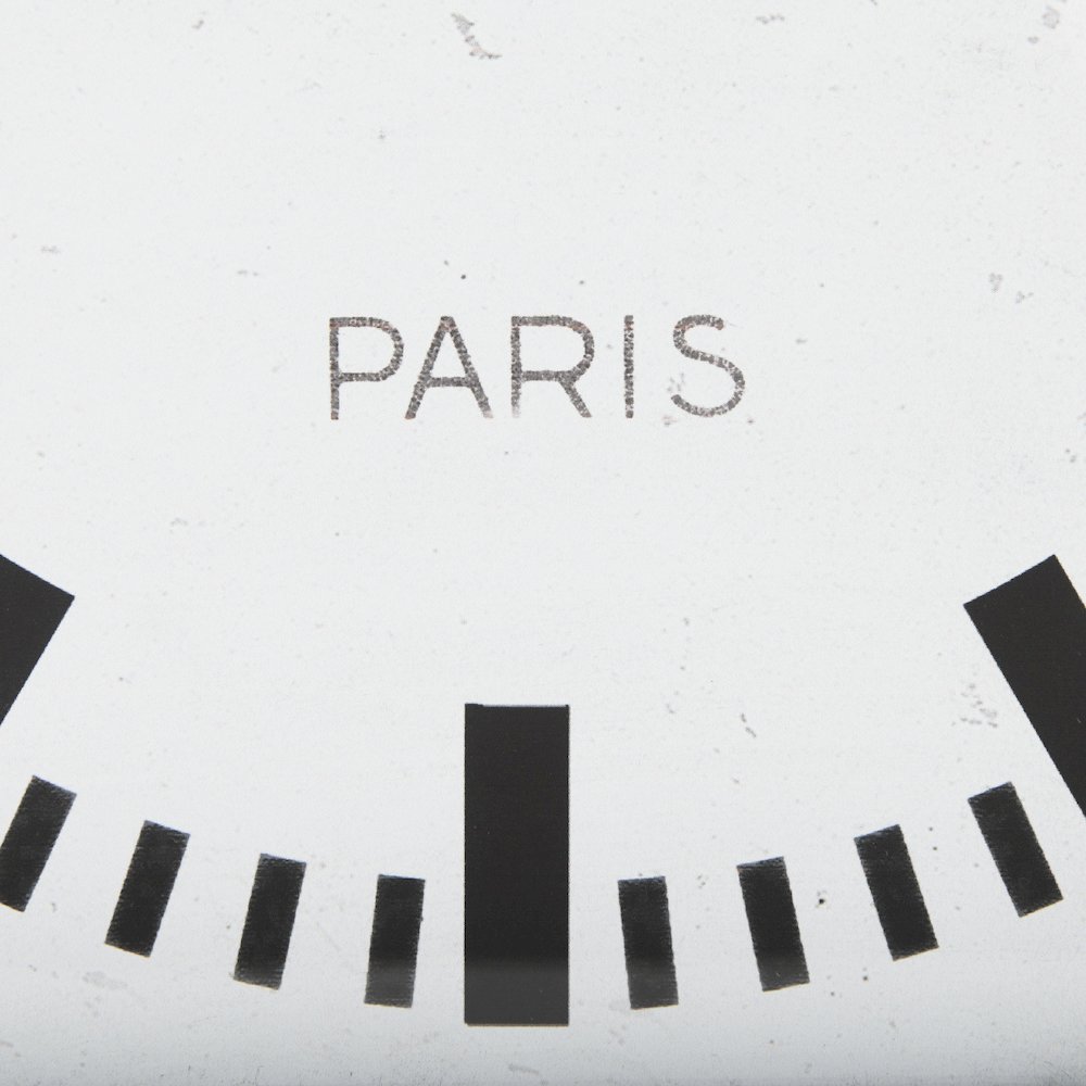 Felix Gray Metal Square Table Clock. Picture 9