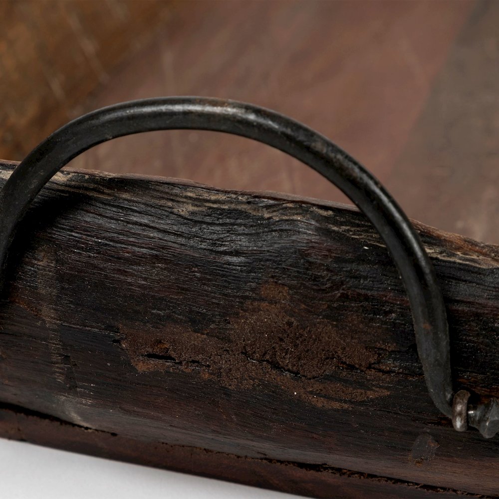 Durone (Set of 2) Brown Wooden Live Edge Serving Trays. Picture 7