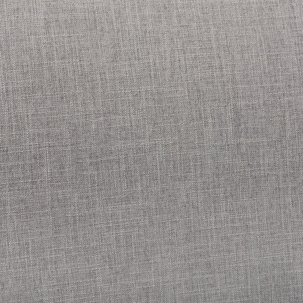 Grey Fabric Wrap Brown Wooden Frame Dining Chair. Picture 9
