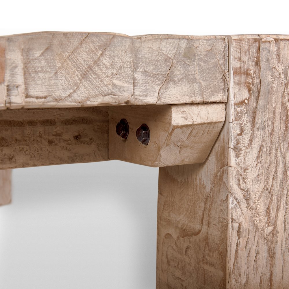 48X48 Square Reclaimed Solid Wood Coffee Table. Picture 8