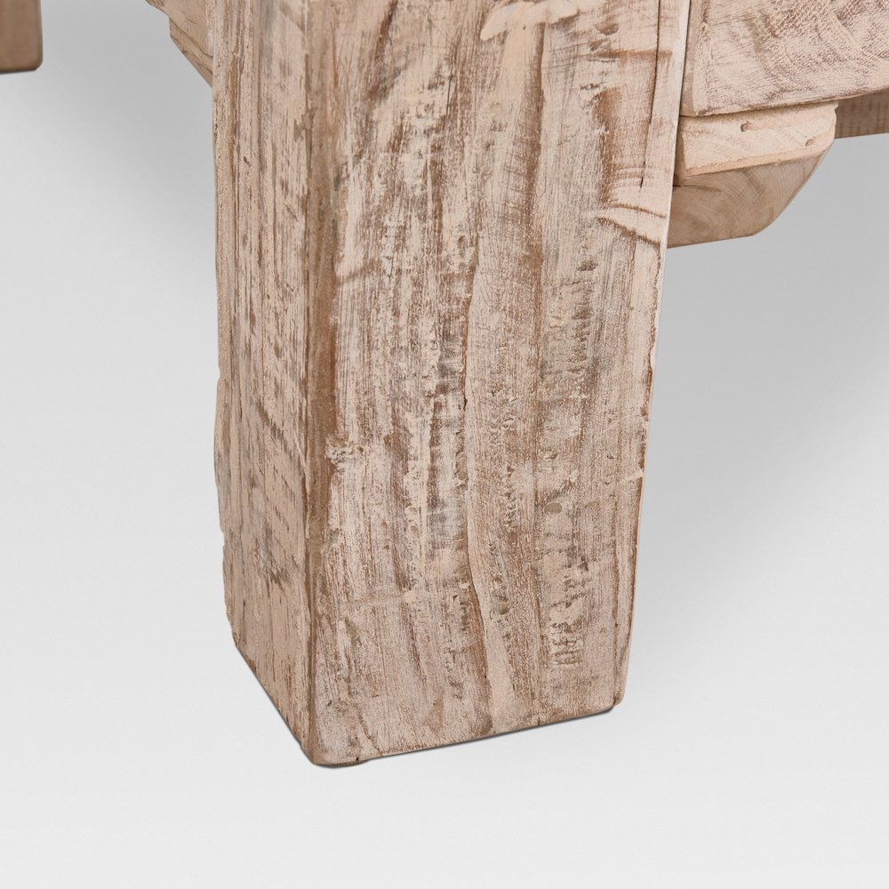 48X48 Square Reclaimed Solid Wood Coffee Table. Picture 9