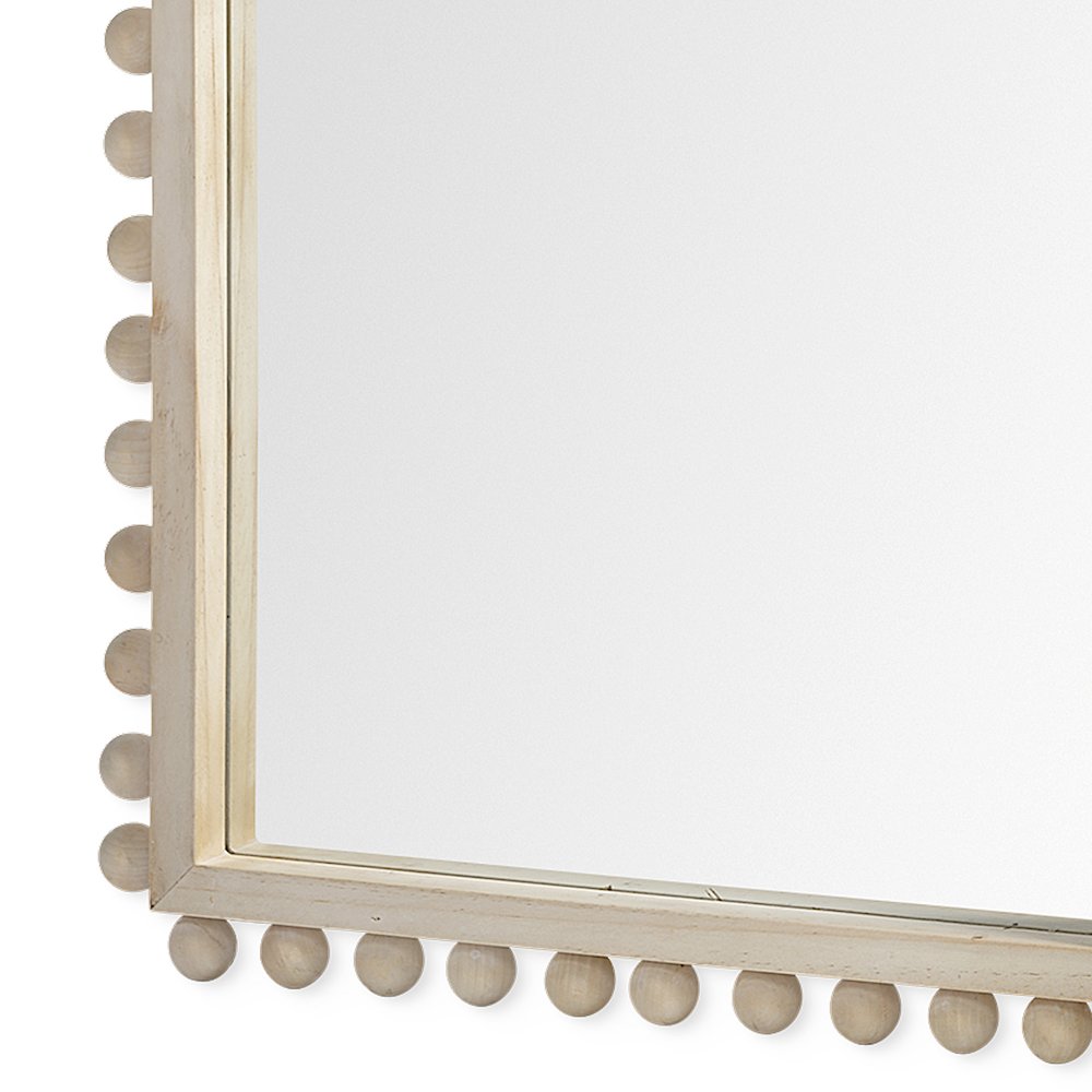 Leeds 23L x 35H Natural Wood Arch Frame Mirror. Picture 5