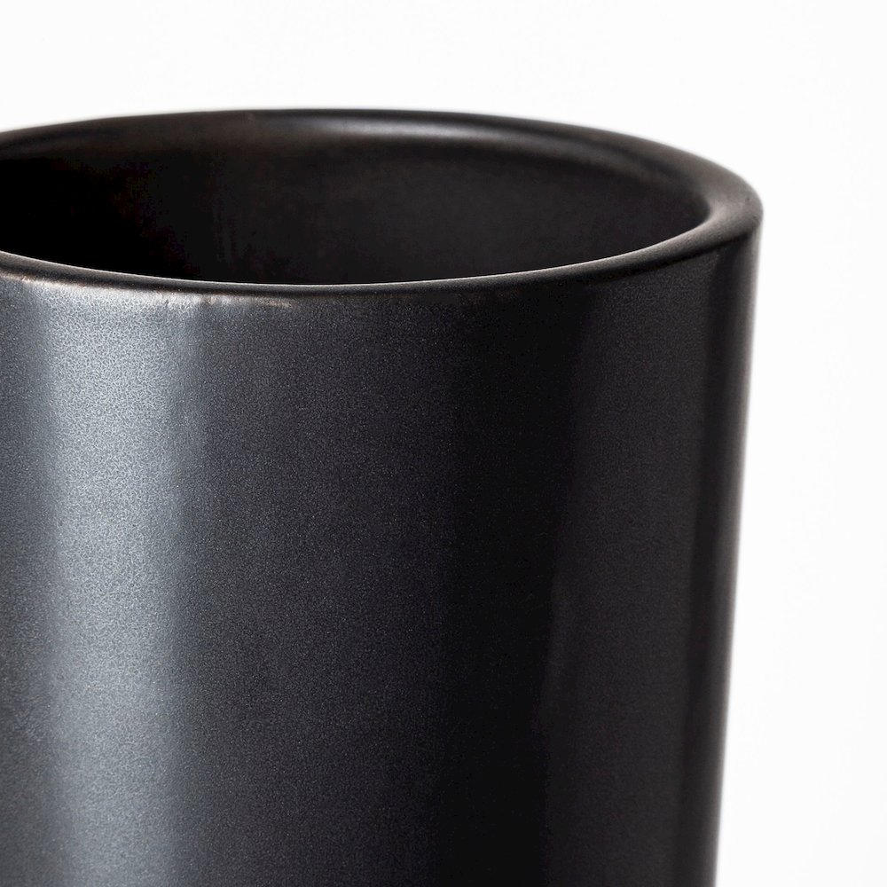 Laforge IBlack Ceramic Vase. Picture 7