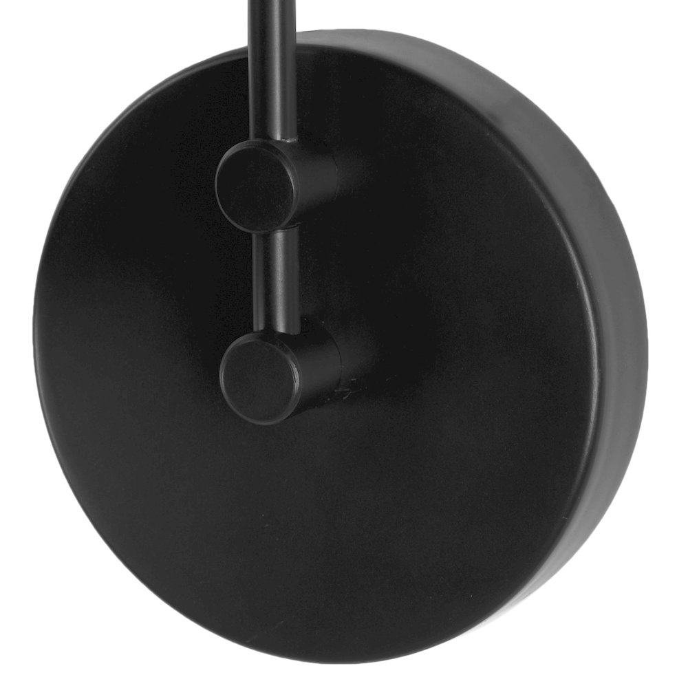Cobalt 6L x 32W Black Metal Cone Shaped Swivel Wall Sconce. Picture 3