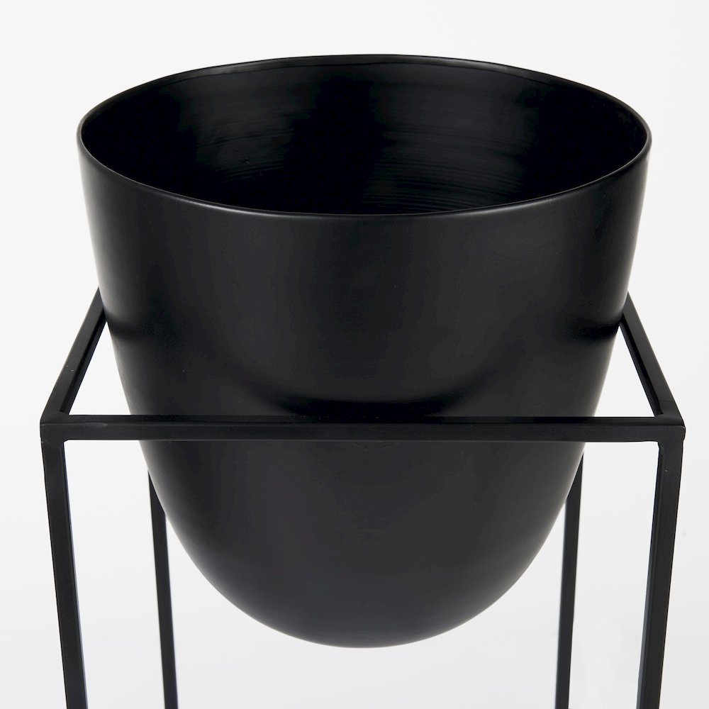 Bumble (Set of 2) 12L x 12W x 32H Black Plant Stands. Picture 7