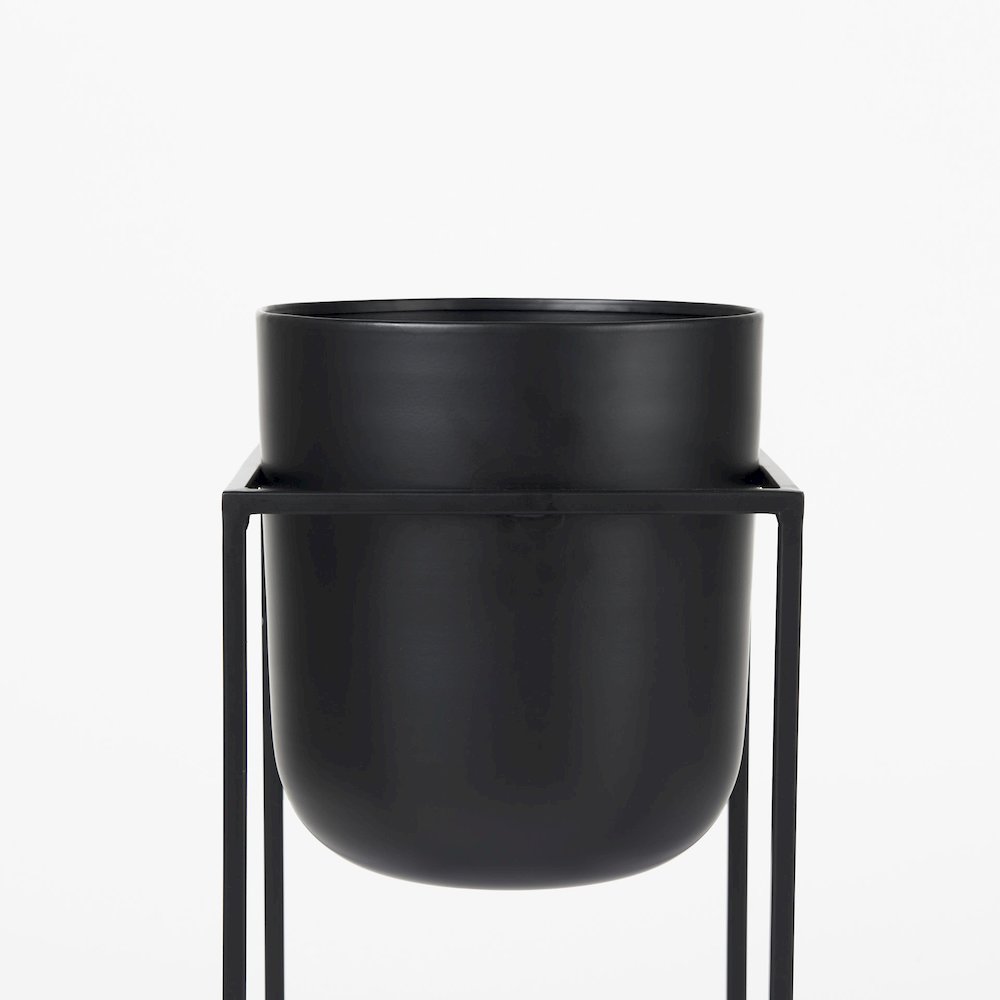 Bumble (Set of 2) 12L x 12W x 32H Black Plant Stands. Picture 8