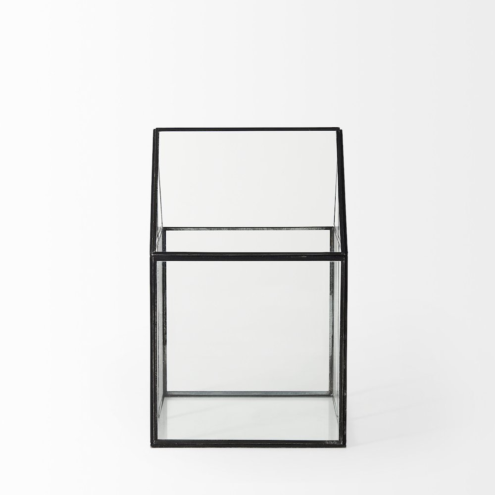 (Medium) 8L X 8W X 13H Hut Terrariumglass Base. Picture 4