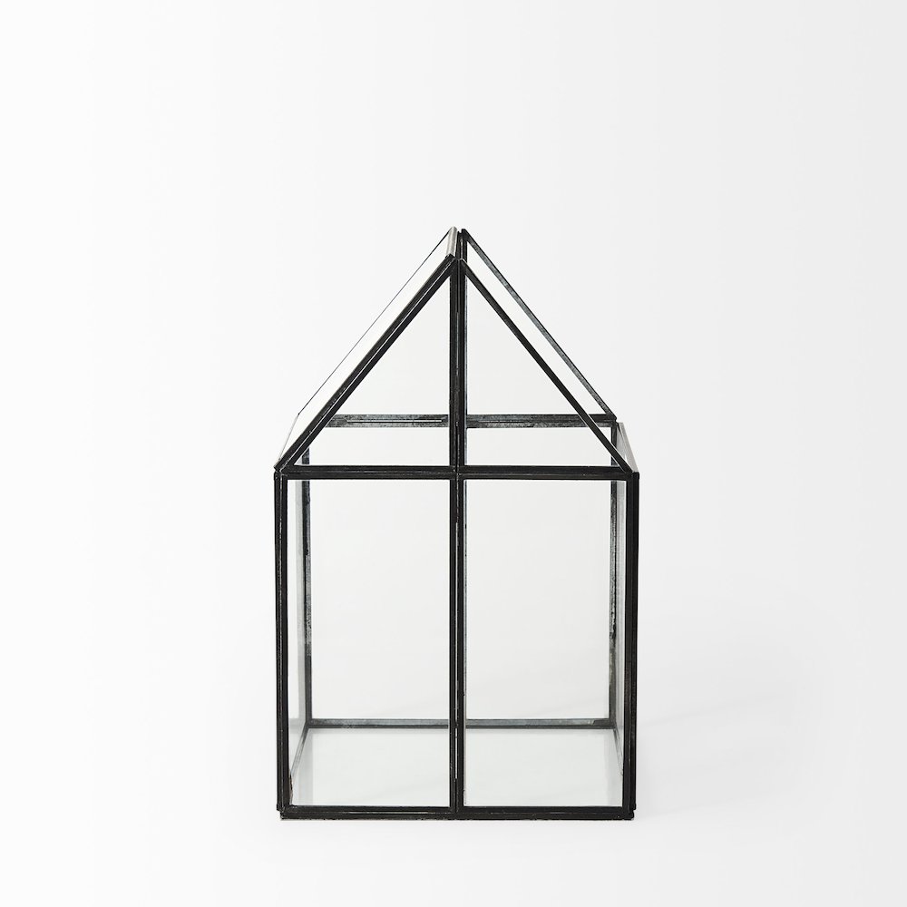 (Medium) 8L X 8W X 13H Hut Terrariumglass Base. Picture 5