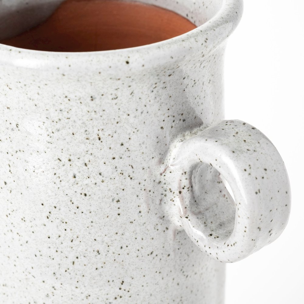 Frieda Small Freckled Gray Ceramic Jug. Picture 2
