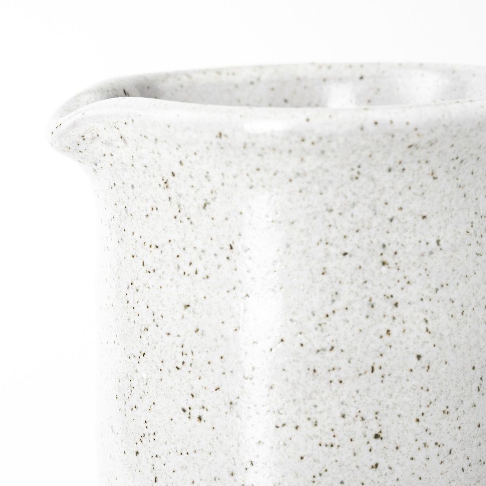 Frieda Small Freckled Gray Ceramic Jug. Picture 10