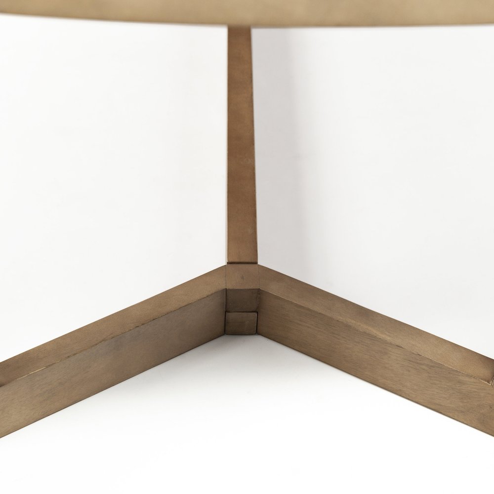 Denver 91.5x38 Rectangular Brown Solid Wood Top & Base Dining Table. Picture 2