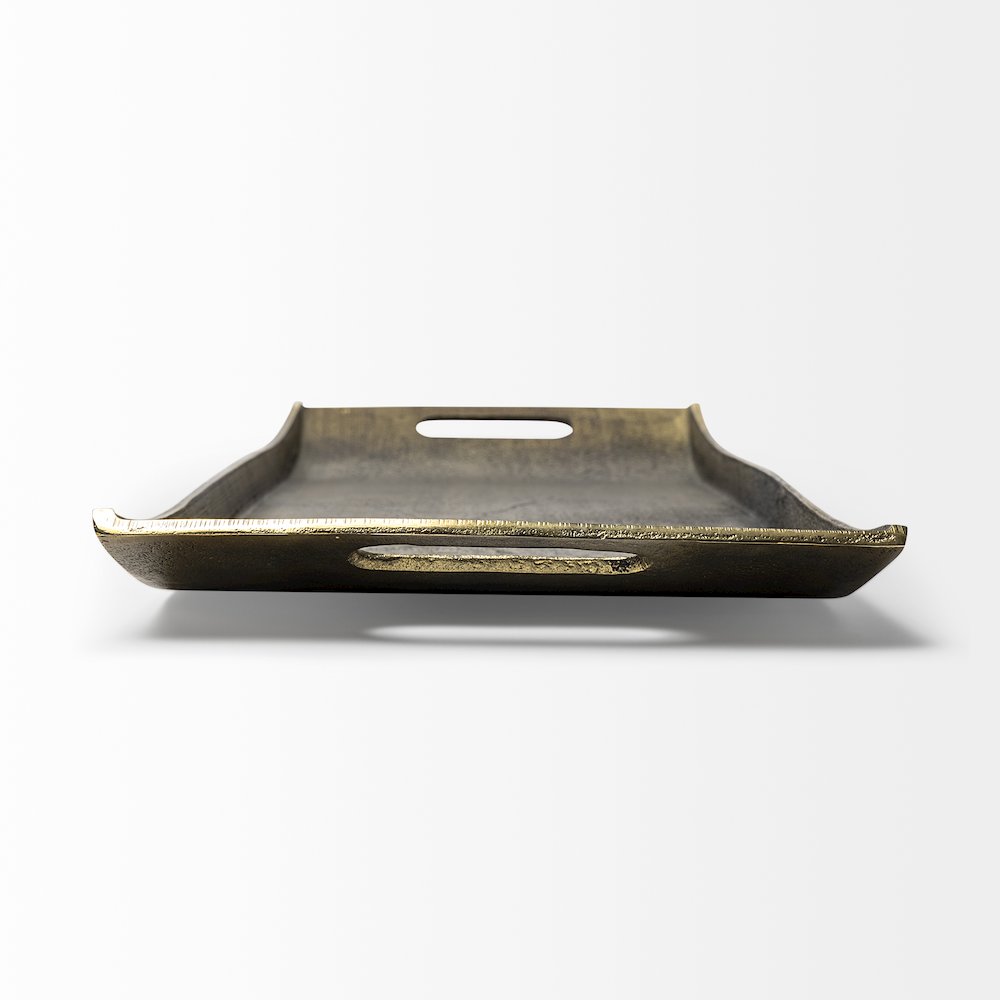 Drey 24L x 10W Gold Rectangular Tray. Picture 7