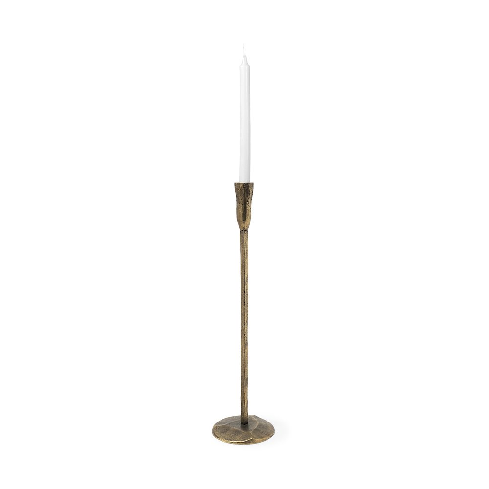 Levit (Large) Gold Table Candle Holder. Picture 1