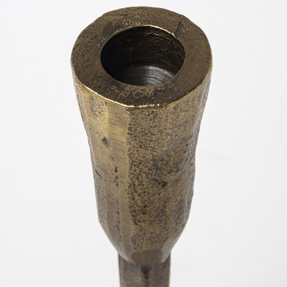 Levit (Large) Gold Table Candle Holder. Picture 11