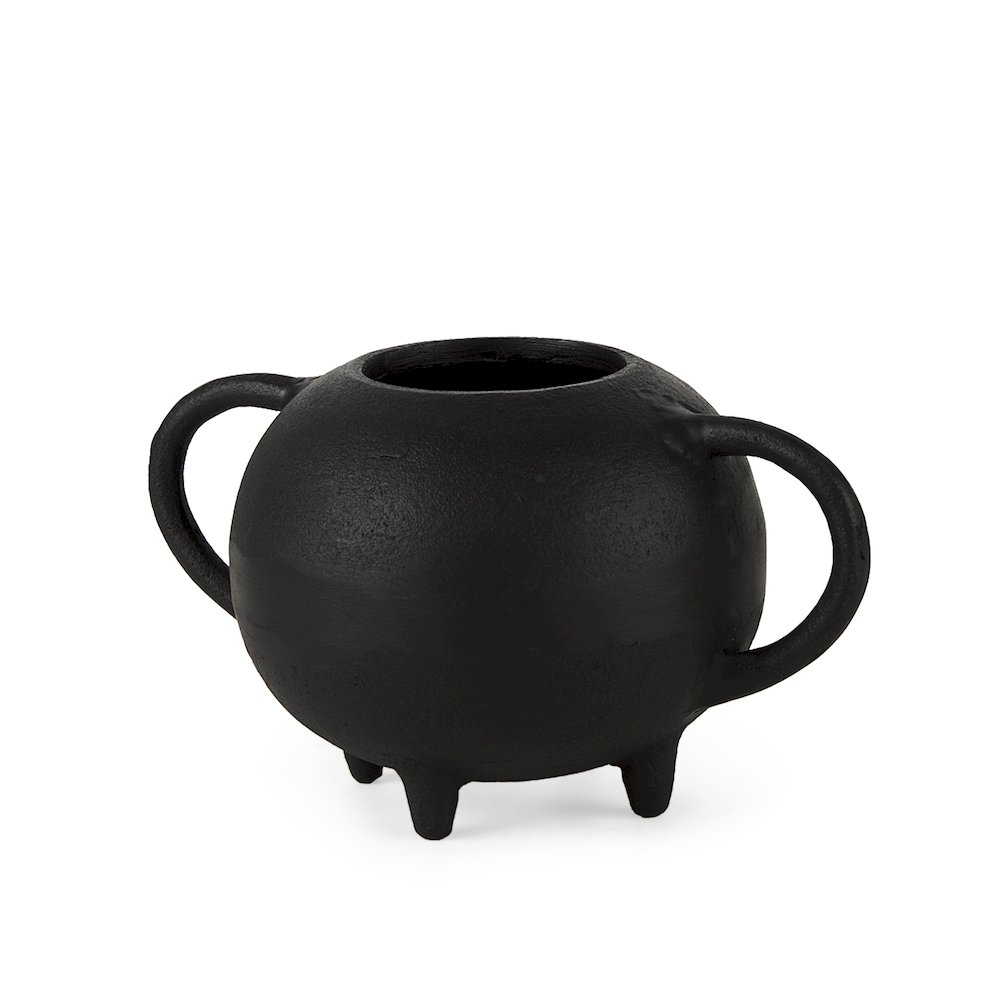 Cyrus Black Spherical Vase Decorative Object. Picture 1