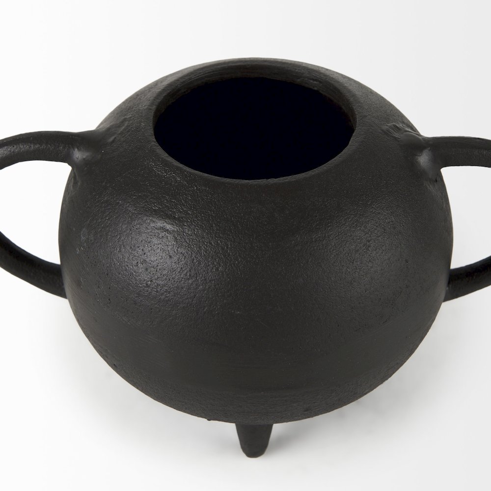 Cyrus Black Spherical Vase Decorative Object. Picture 3