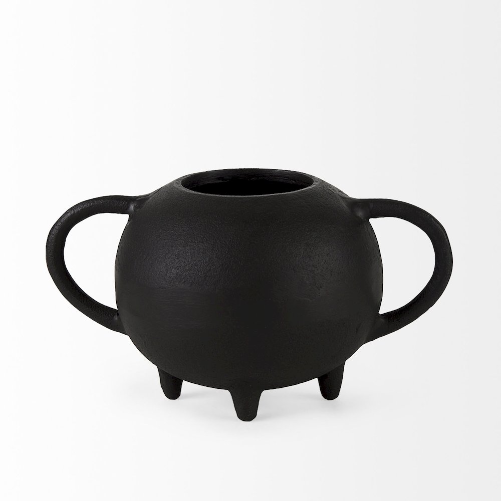 Cyrus Black Spherical Vase Decorative Object. Picture 10