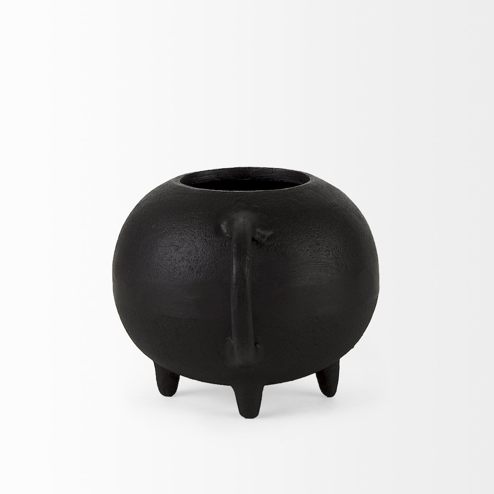 Cyrus Black Spherical Vase Decorative Object. Picture 11