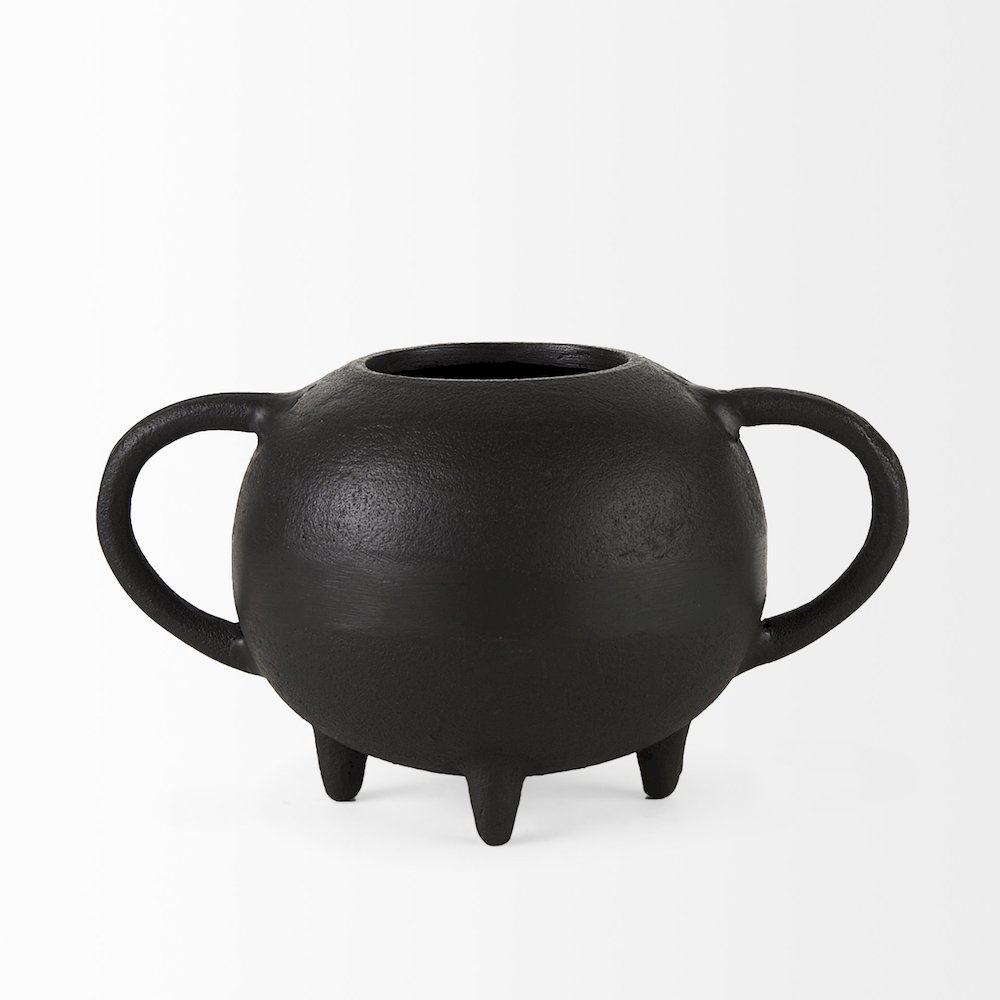 Cyrus Black Spherical Vase Decorative Object. Picture 12