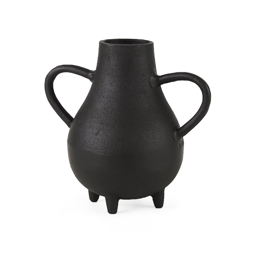 Cyrus Black Two handled Vase Decorative Object. Picture 1