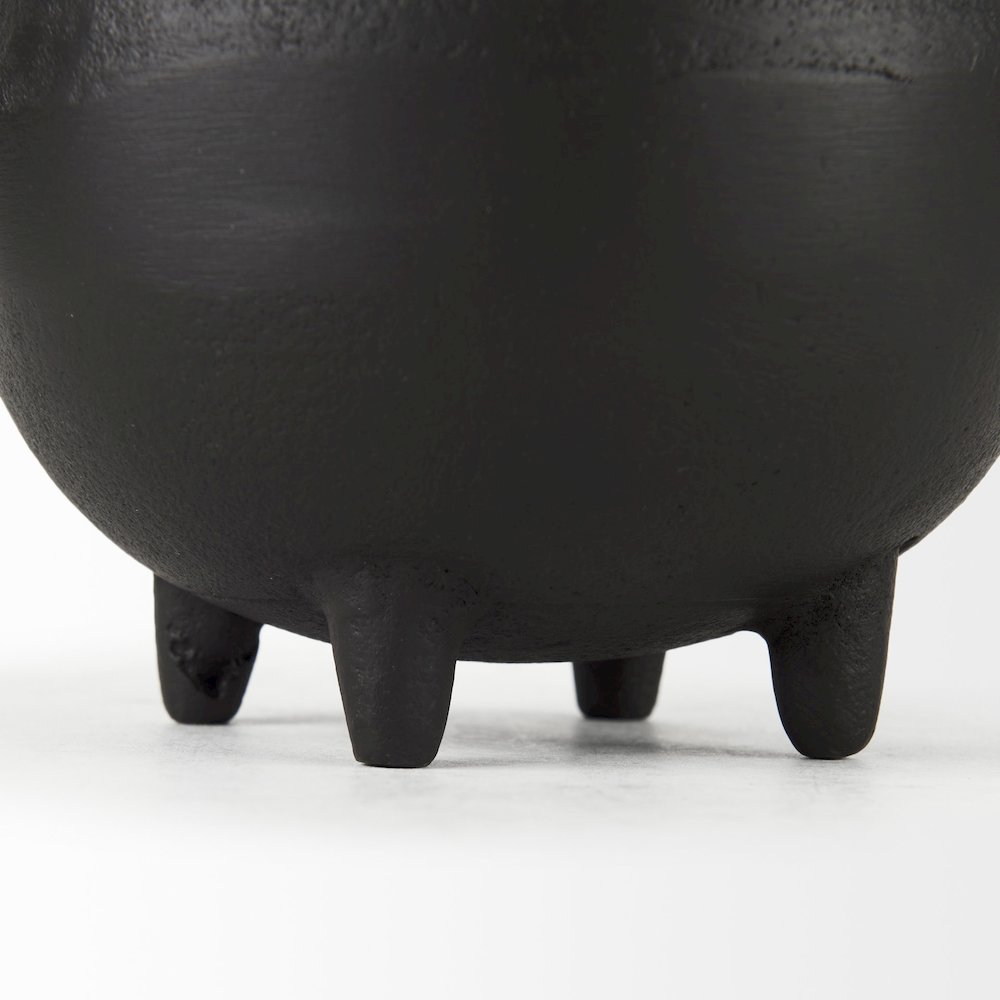 Cyrus Black Two handled Vase Decorative Object. Picture 5