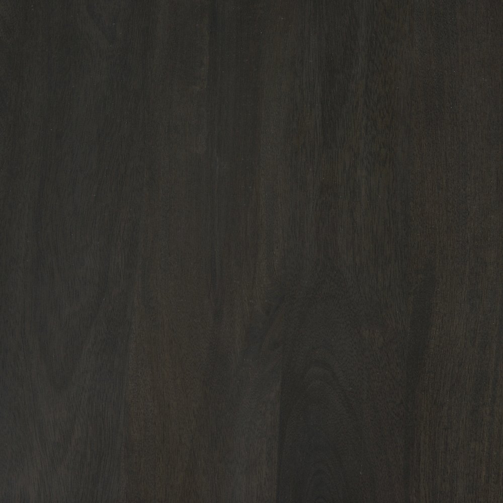 Liesl 54.L x 54.0W x 30.0H Black Wood Circular Top Dining Table. Picture 9
