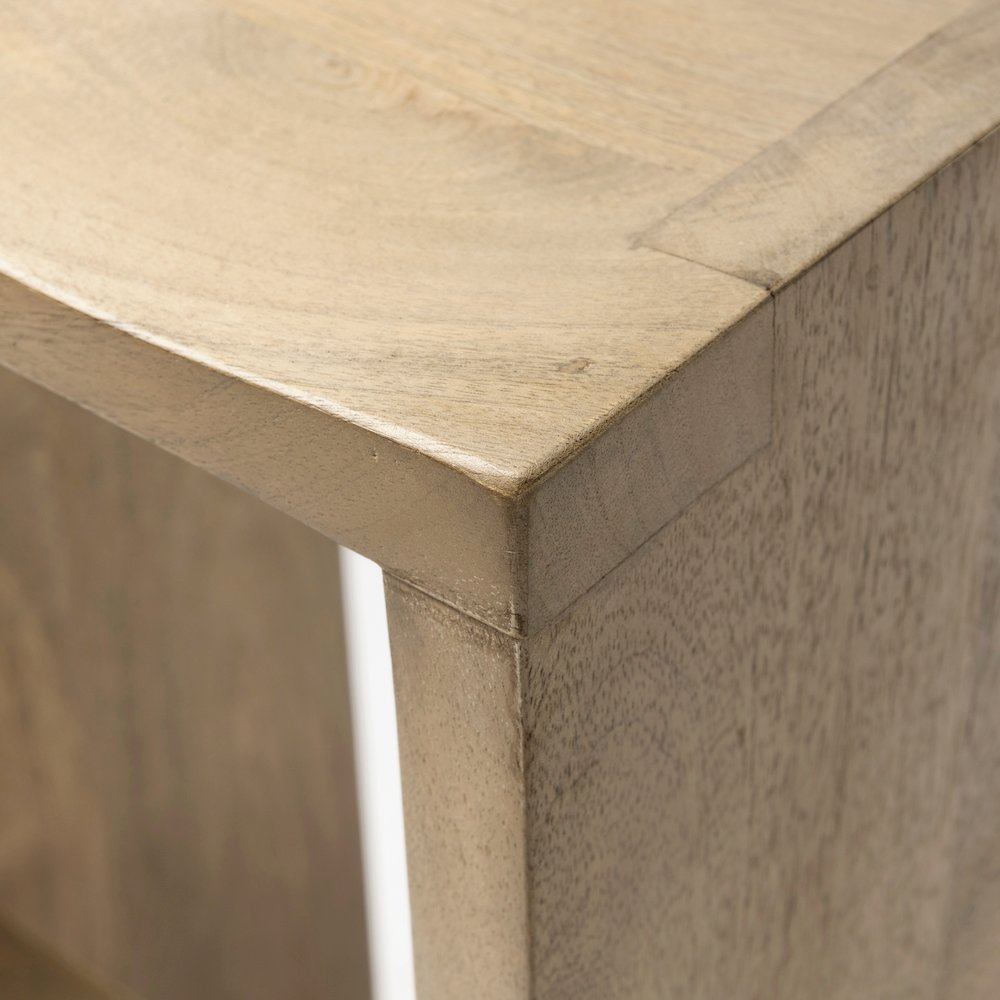 30" Seat Height Light Brown Wood Bar Stool. Picture 9