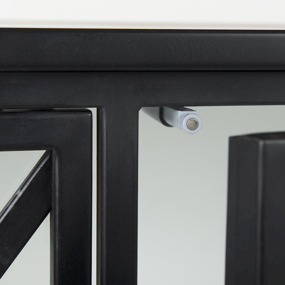Two Door Glass Cabinet. Picture 2
