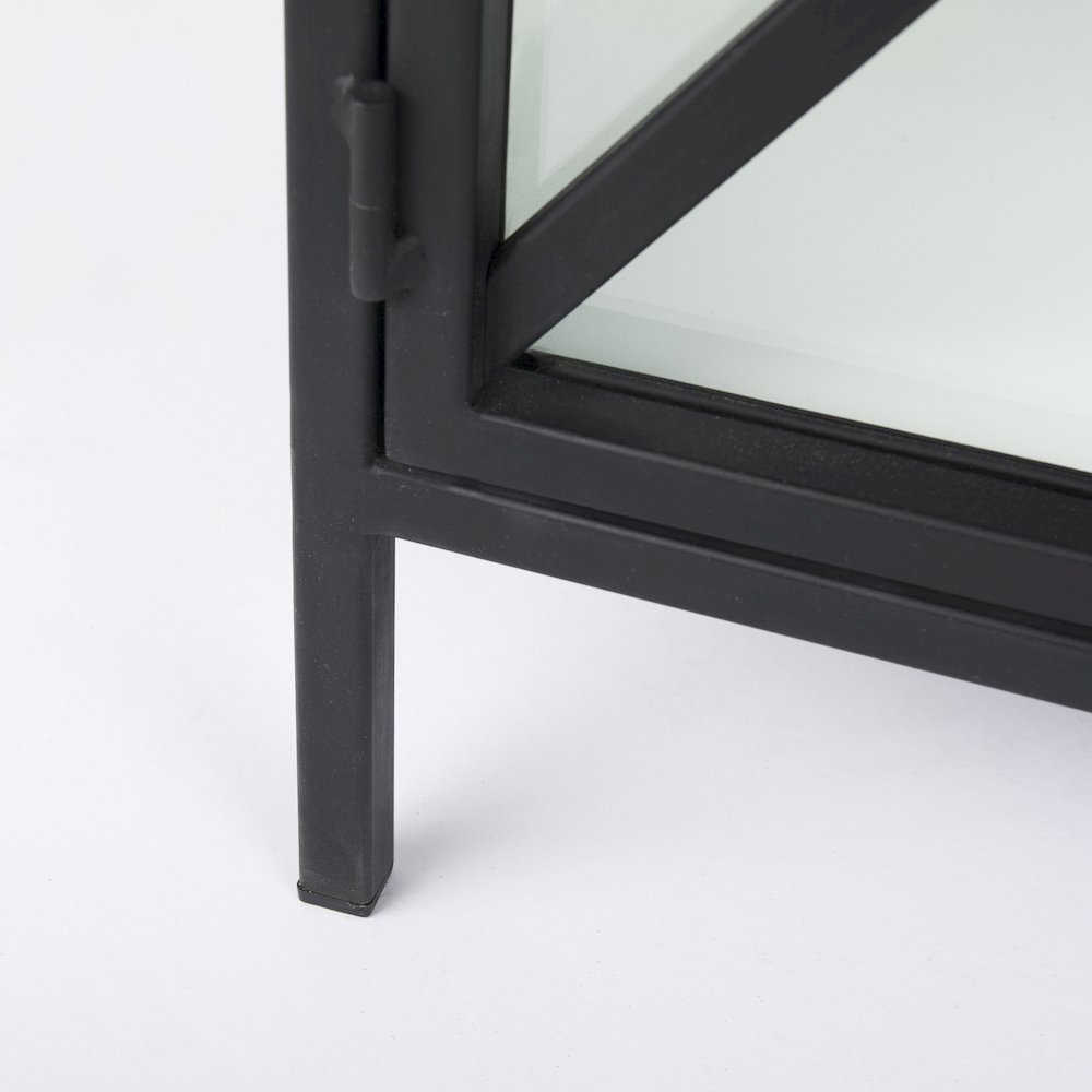 Two Door Glass Cabinet. Picture 6
