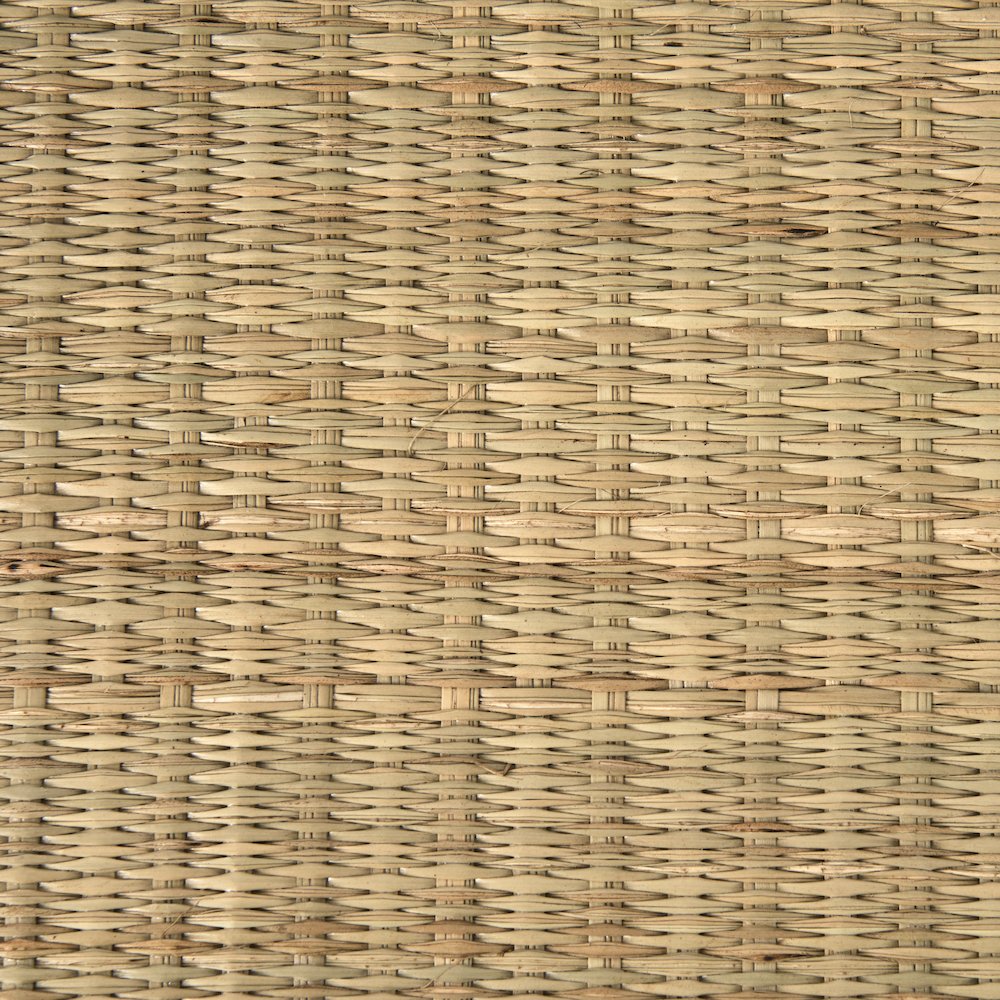 Set Of 2 Light Brown Seagrass Rectangular Basket With Handles. Picture 7