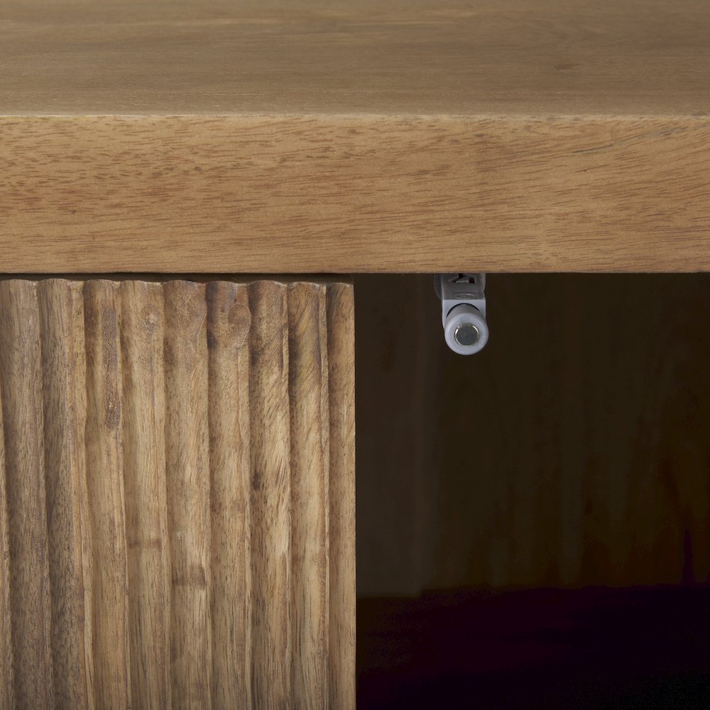 36.0L X 19.5W X 36.0H 2 Door Wood And Metal Cabinet. Picture 12