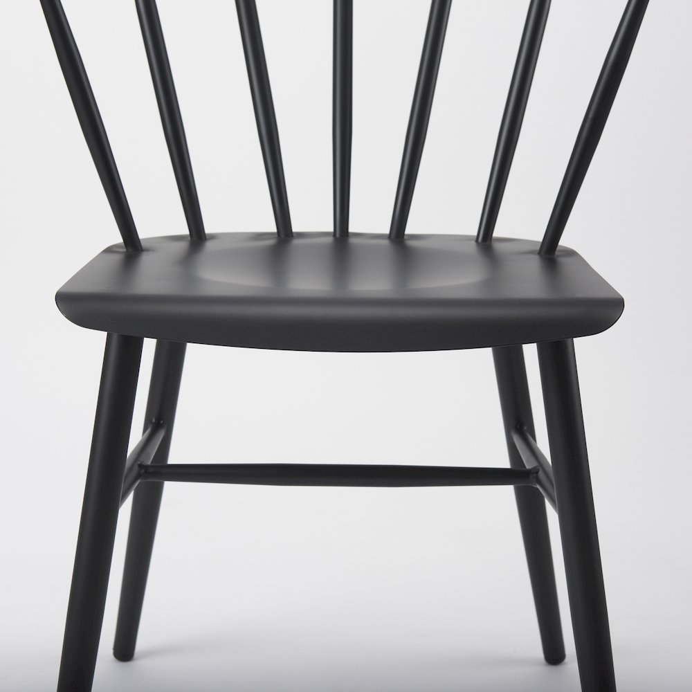 Black Metal Dining Chair. Picture 5