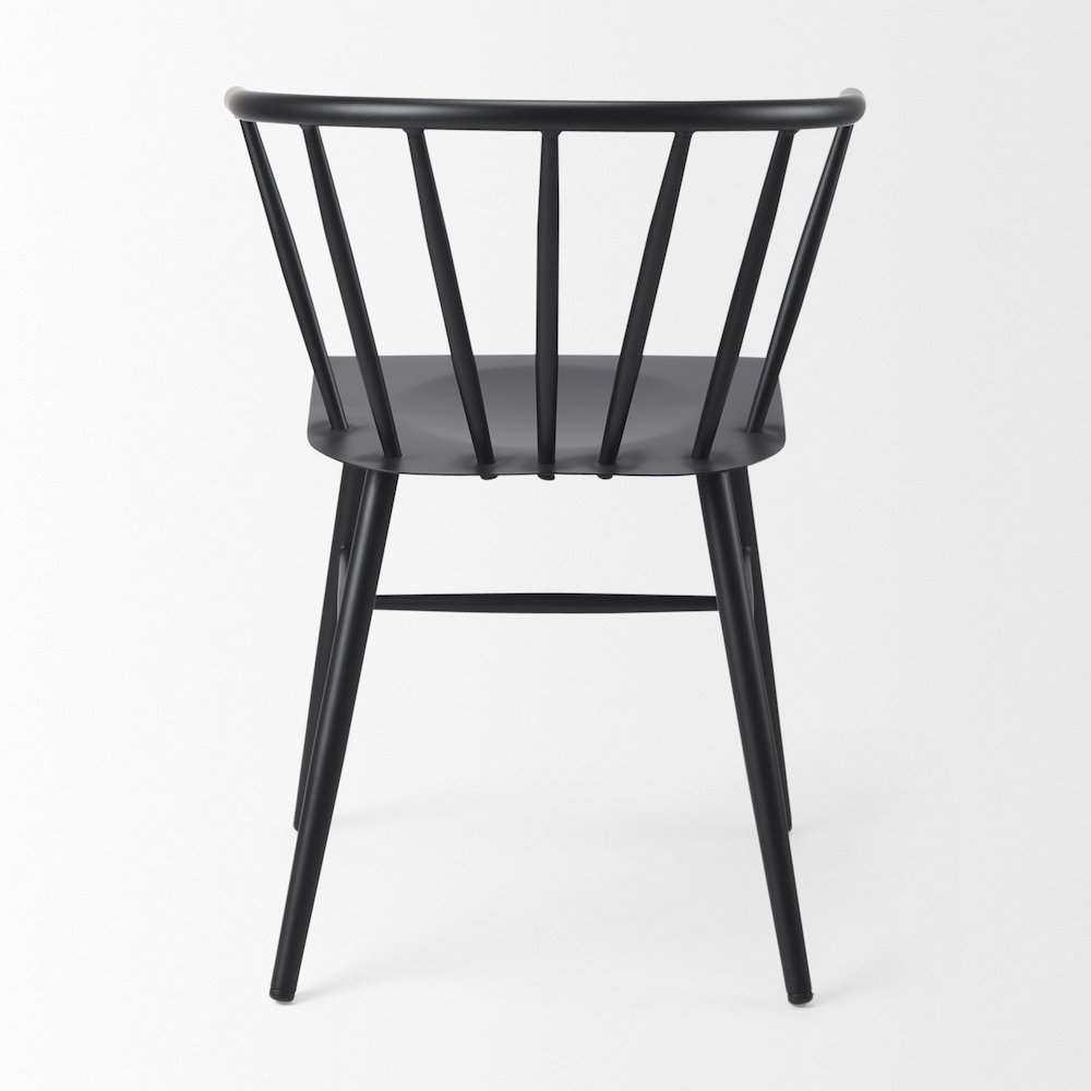 Black Metal Dining Chair. Picture 14