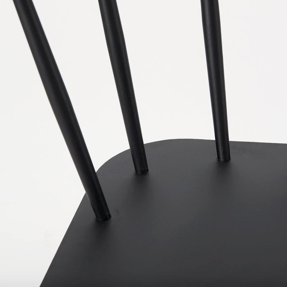 Black Metal Counter Stool. Picture 3